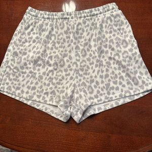 Victoria Secret Leopard Grey Sleep Shorts Size M